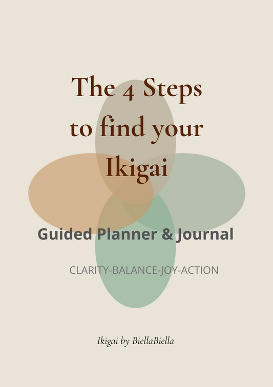 The 4 Steps to Find Your Ikigai – Guided Planner & Journal