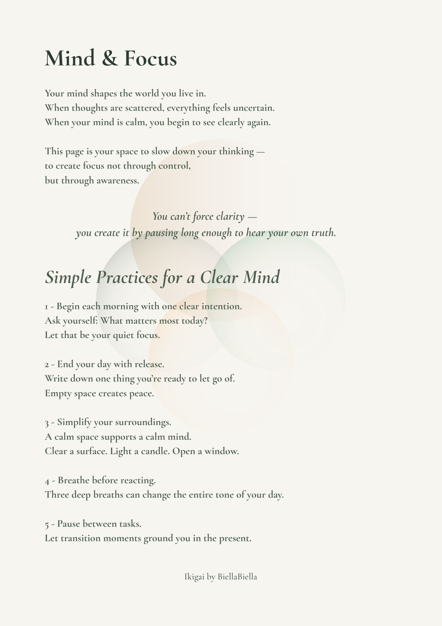 The Balance Reset Guide – Restore Calm, Clarity & Purpose