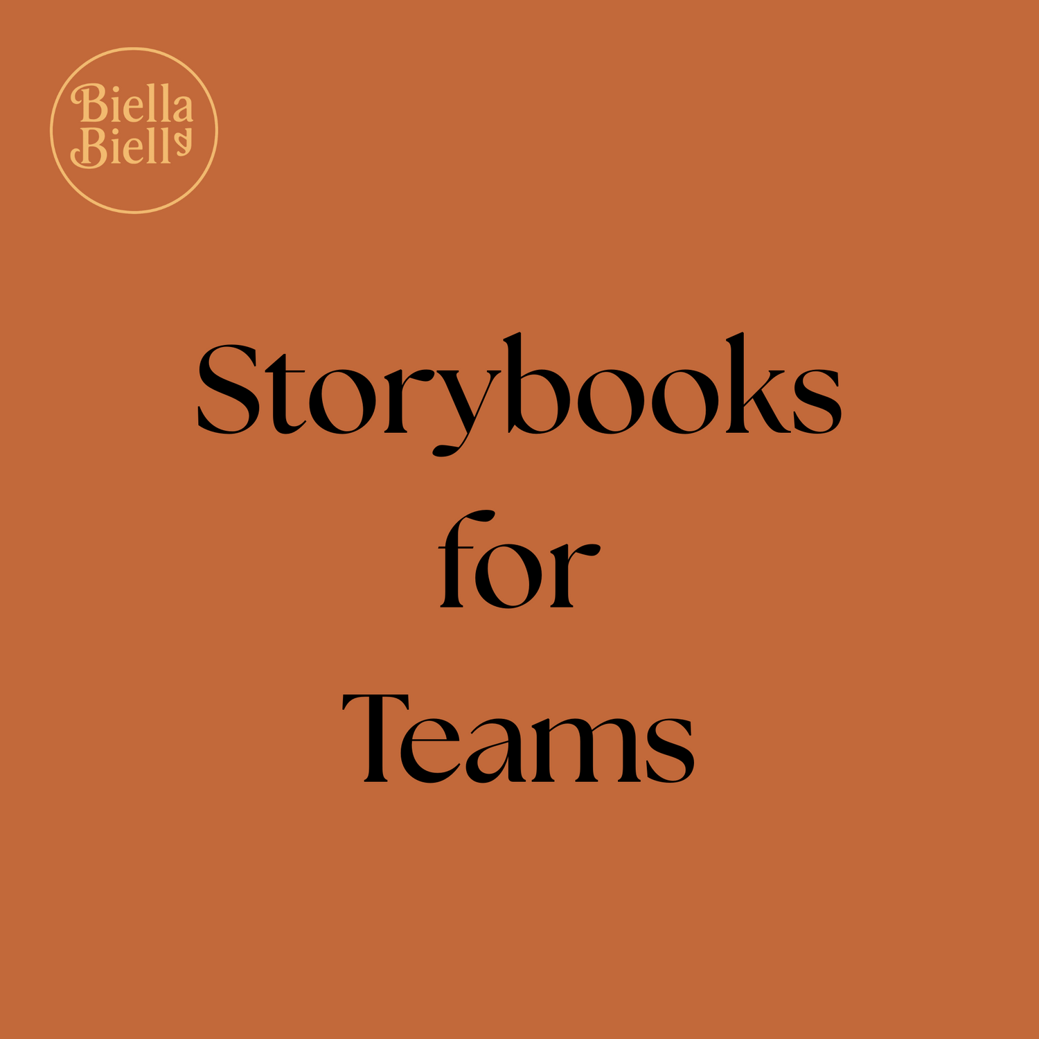 Storybooks for teams. Collectionof personalized books for companies.