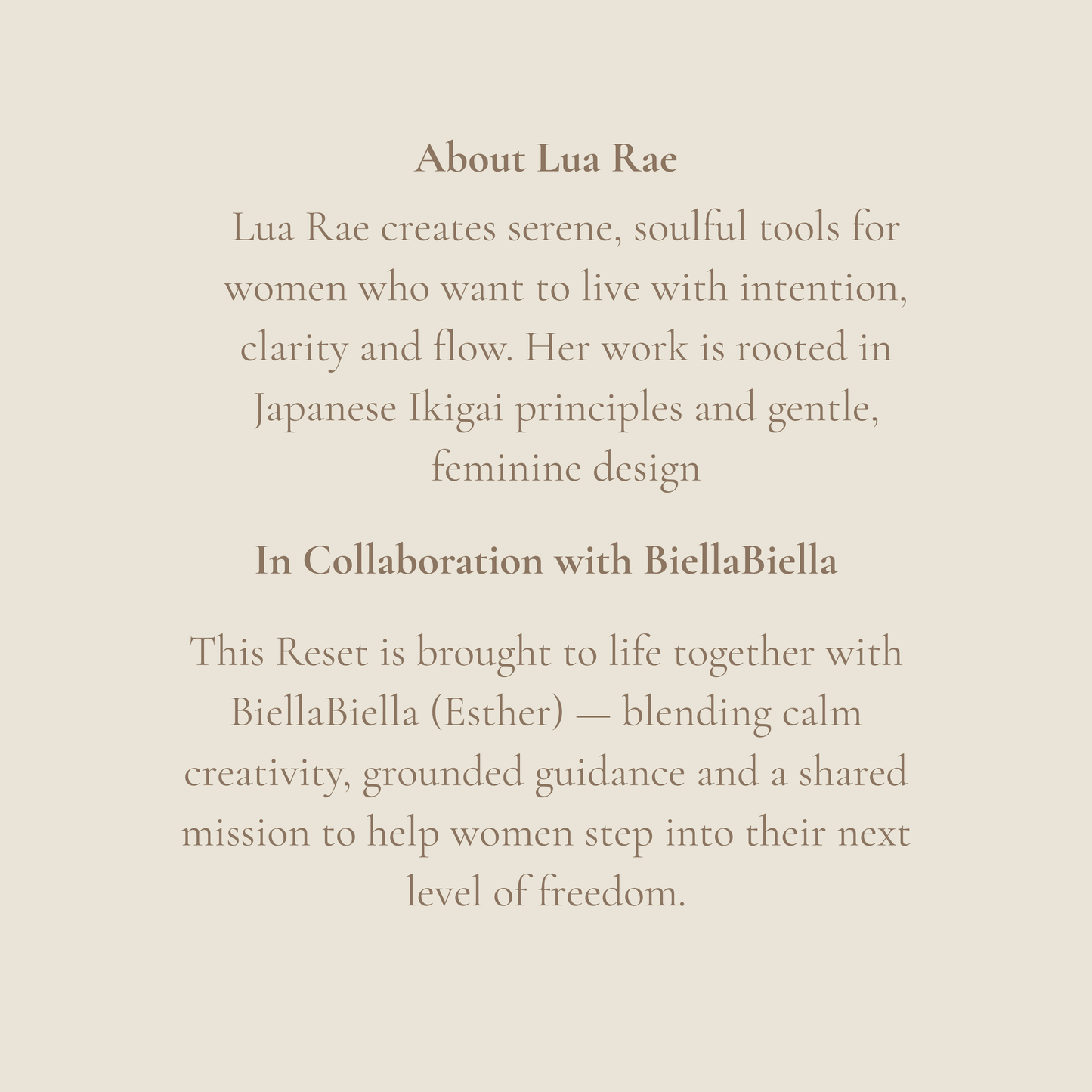 Flow and Freedom Reset