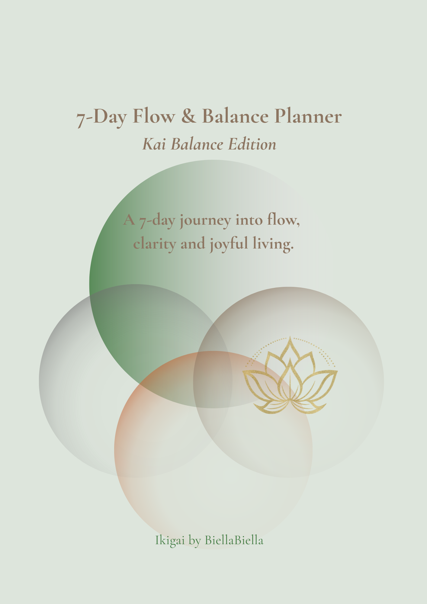 7-Day Flow & Balance Planner - Kai Balance Edition (Digital Download)