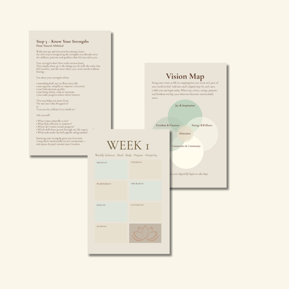 The Gentle Shift — Complete Guide, Planner & Reflection Journal