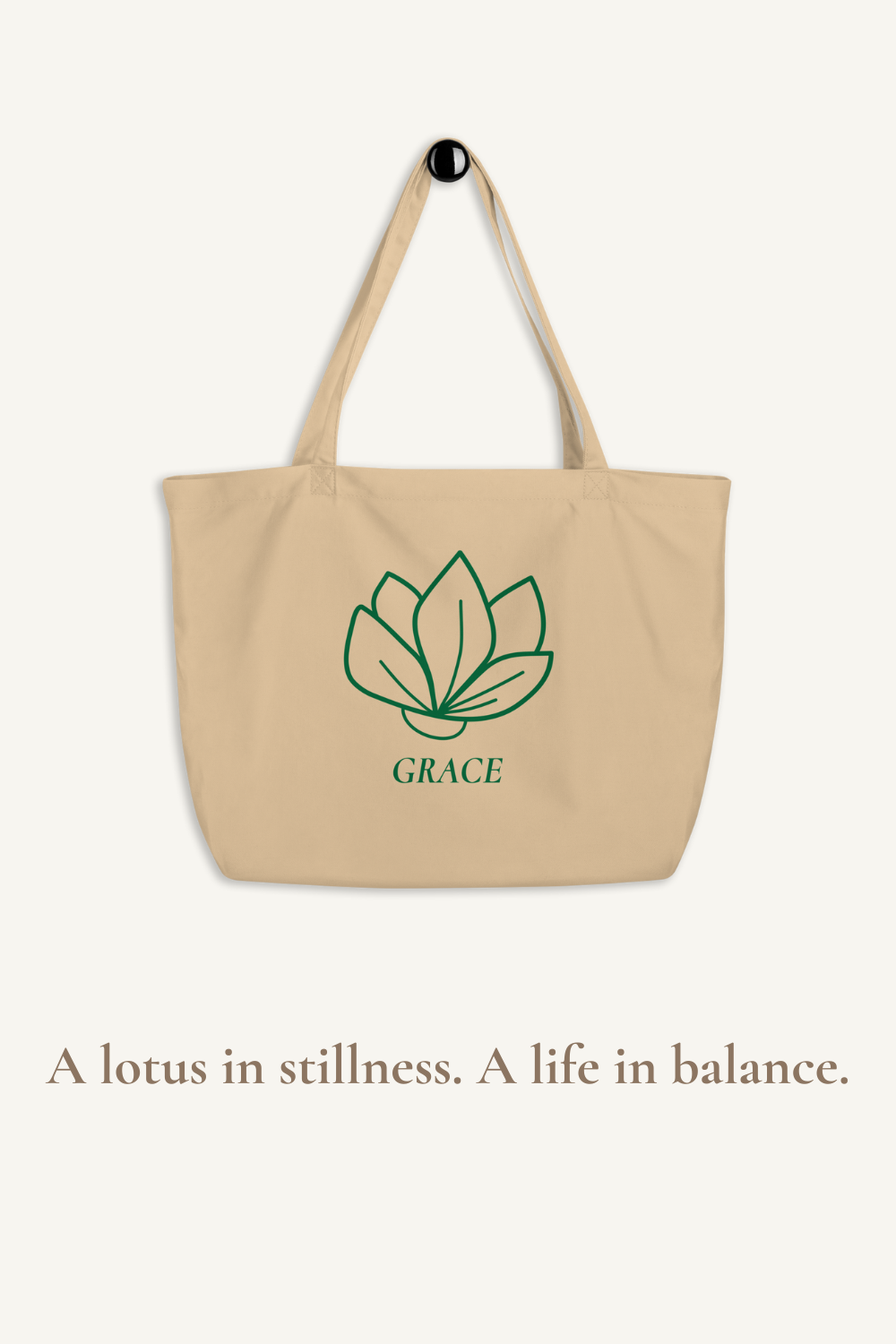 GRACE — The Lotus Tote Bag of Stillness | Kai Balance – For You