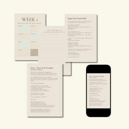 The Gentle Shift — Complete Guide, Planner & Reflection Journal