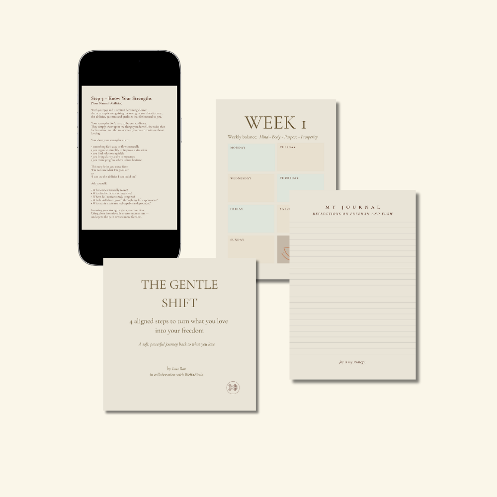 The Gentle Shift — Complete Guide, Planner & Reflection Journal